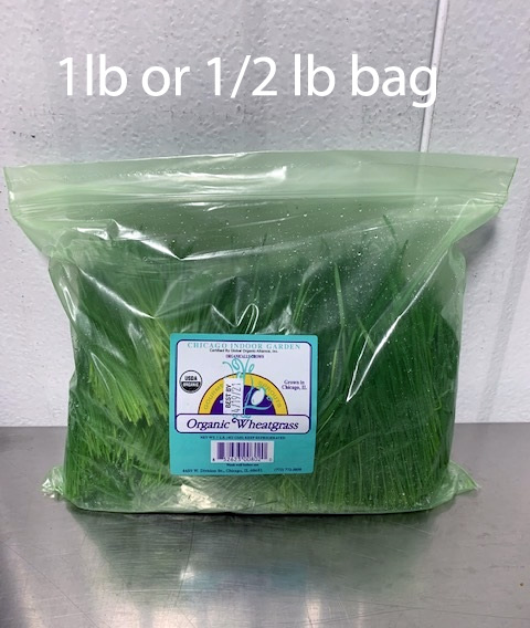 Wheatgrass 1 lb bag example